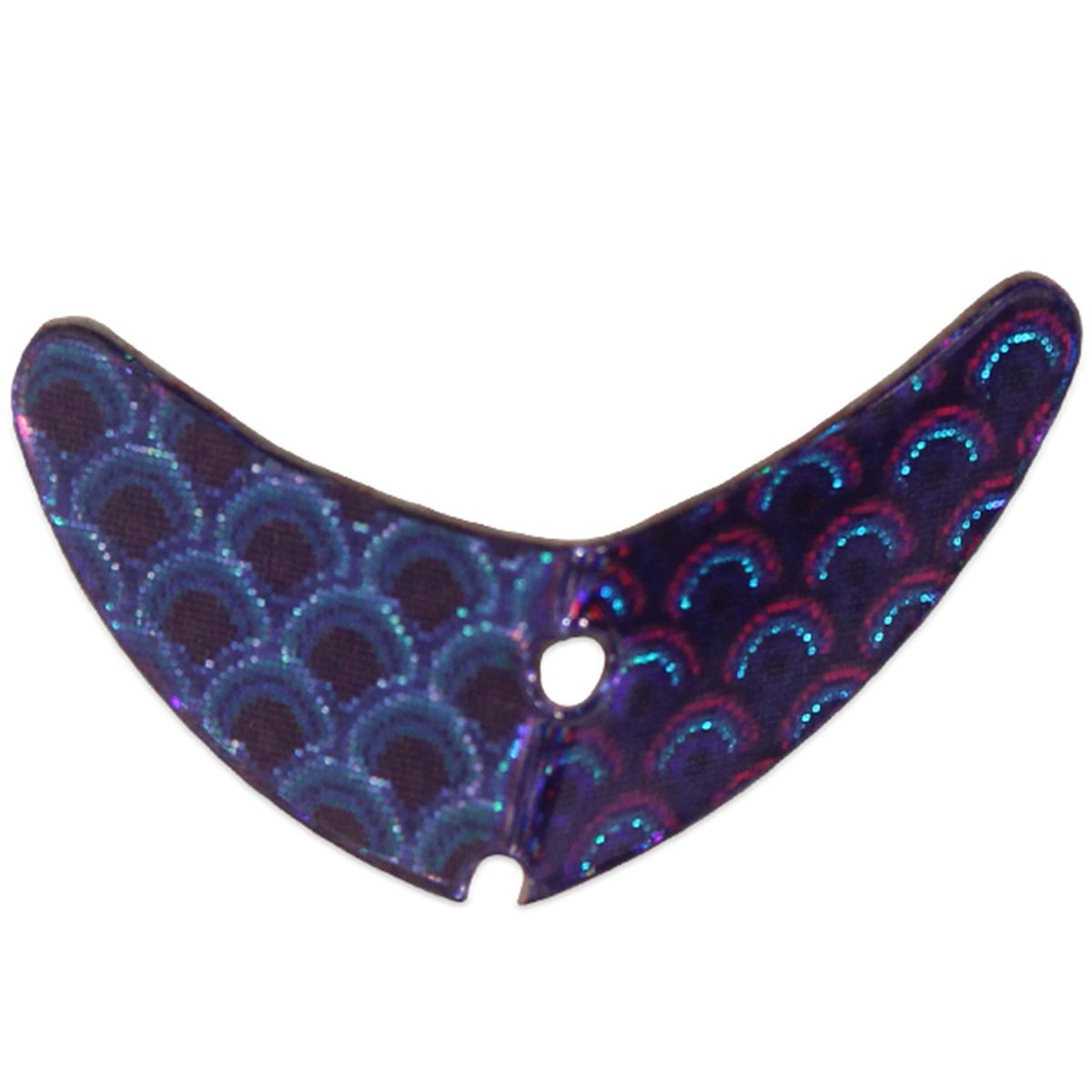 Macks Smile Blades Lure Component - Purple Scale, 1-1/10in - Purple Scale Macks Smile Blades Lure Component - Purple Scale, 1-1/10in - Purple Scale