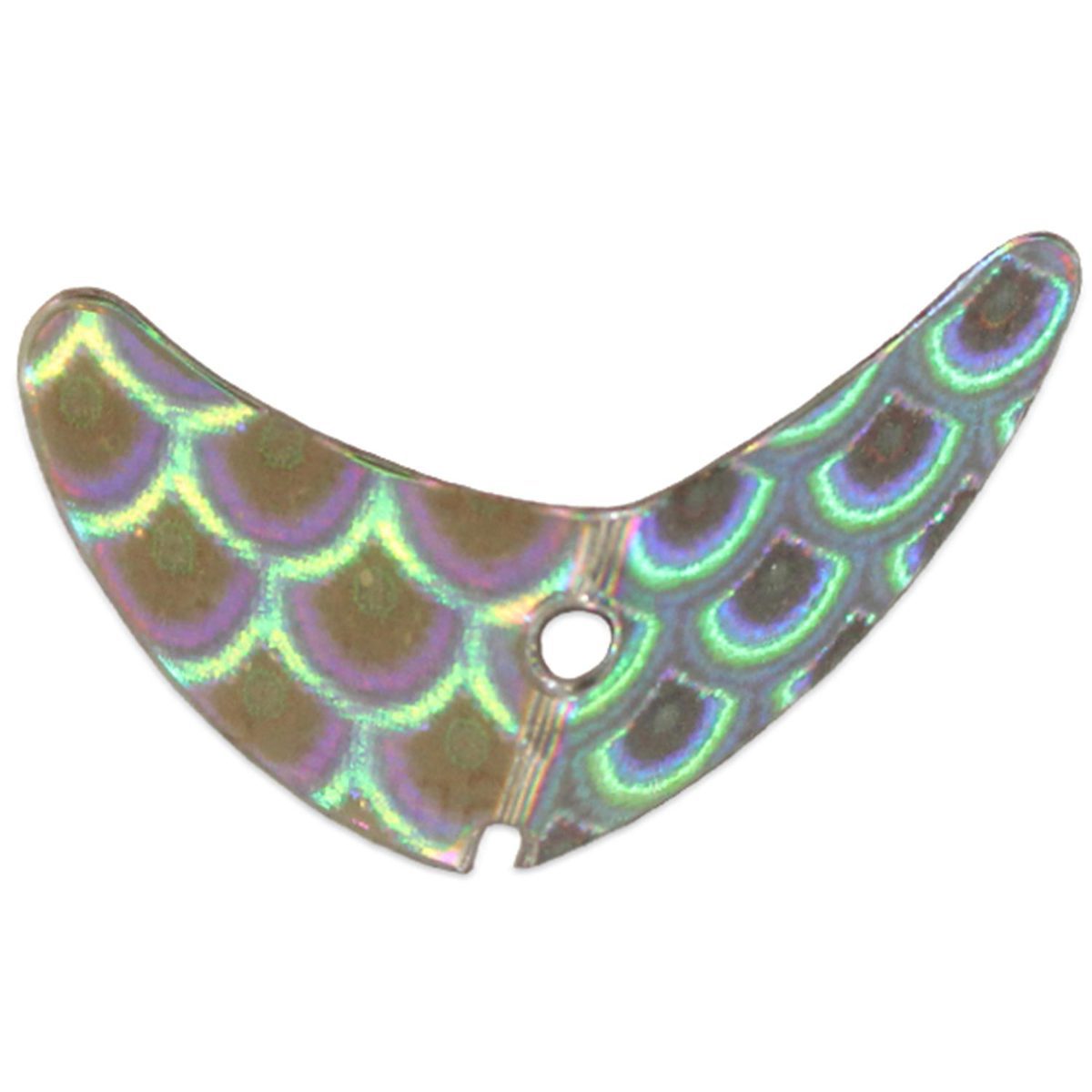 Macks Smile Blades Lure Component - Silver Scale, 2-4/5in - Silver Scale Macks Smile Blades Lure Component - Silver Scale, 2-4/5in - Silver Scale