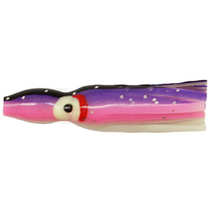 Macks Squid Skirt Hoochie/Squid - Purple Glow, 1-1/2in