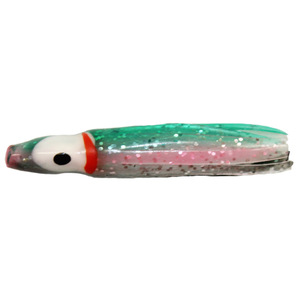 Macks Squid Skirt Hoochie/Squid - Watermelon Glow, 1-1/2in