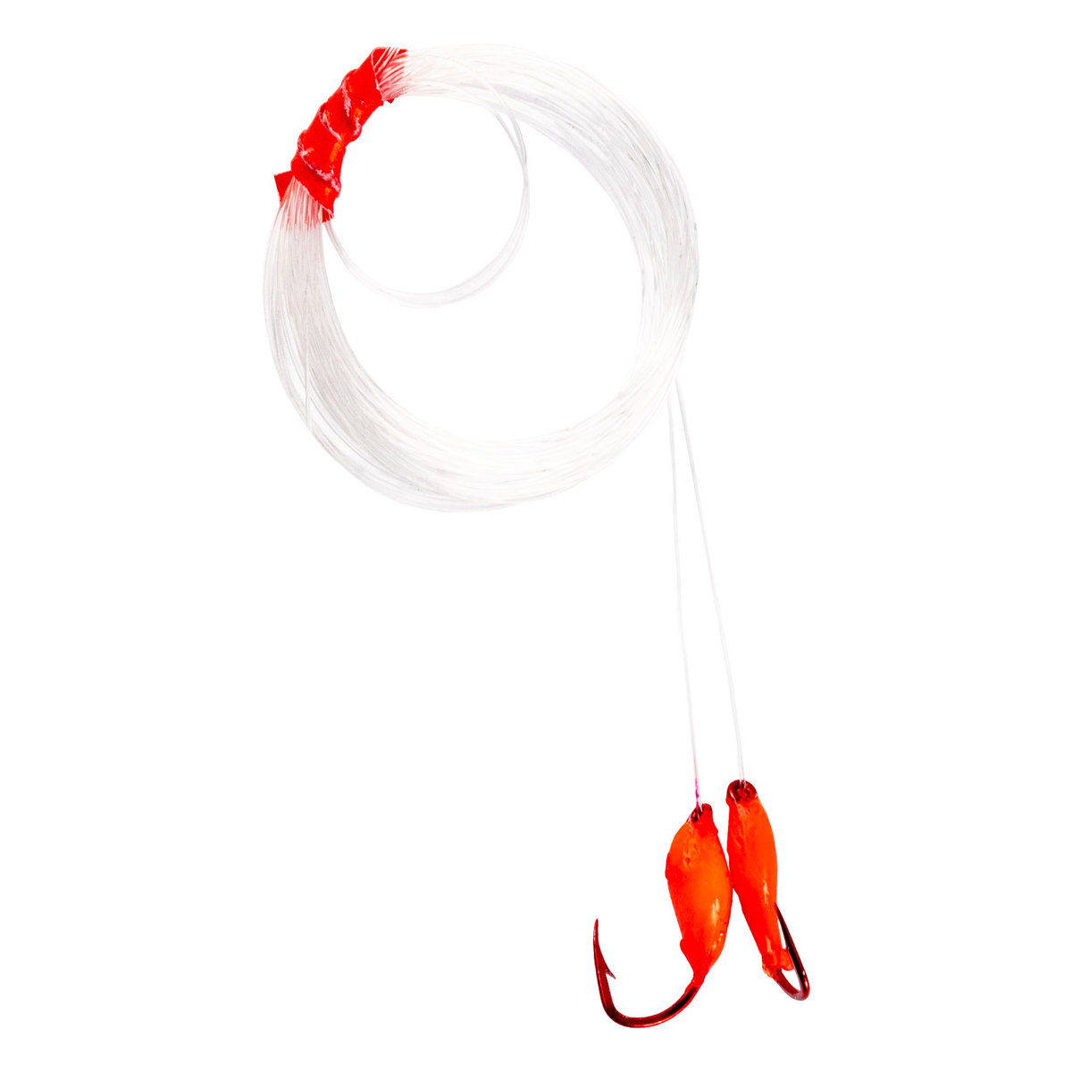 Last Cast Tackle Ganci Snelled 1/0 Con Guida 8" - 100 Pezzi: Pronti All'Uso Per La Pesca In Mare