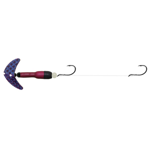 Macks Wally Pop Crawler Series Harness - Purple Scale Blade/Vivid Purple, Sz 2 Hook, 72in