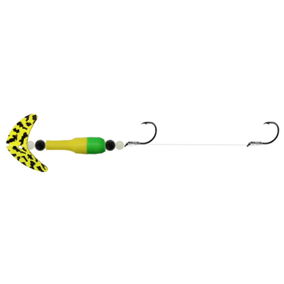Macks Wally Pop Rig J Series Harness Rig - Chartreuse Black Tiger/Flo ...