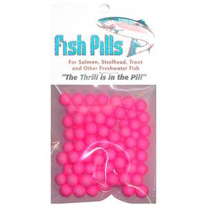 Mad River Fish Pills Standard Pack Soft Egg - Steelie Pink, 9-10mm