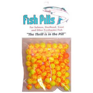 Mad River Fish Pills Standard Pack Soft Egg - Clown, 9-10mm