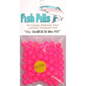 Mad River Fish Pills Standard Pack Soft Egg - Pink Glow, 7-8mm