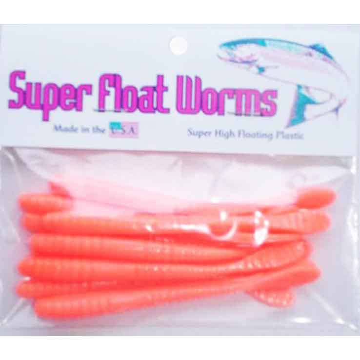 Mad River Super Float Worms - Hot Pink - 4