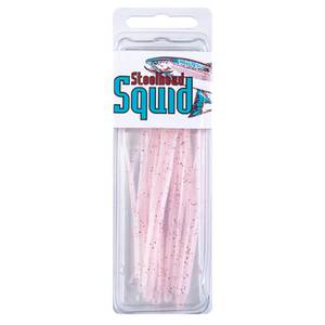 Mad River Steelhead Squids Squid Skirt - Clear Pink, 4in