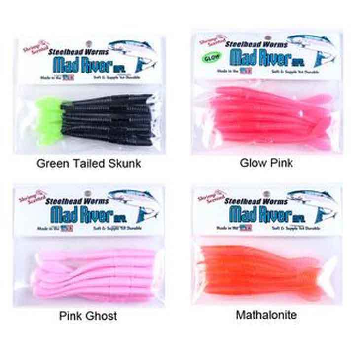 Mad River Steelhead Worm Soft Worm Mad River Steelhead Worm Soft Worm
