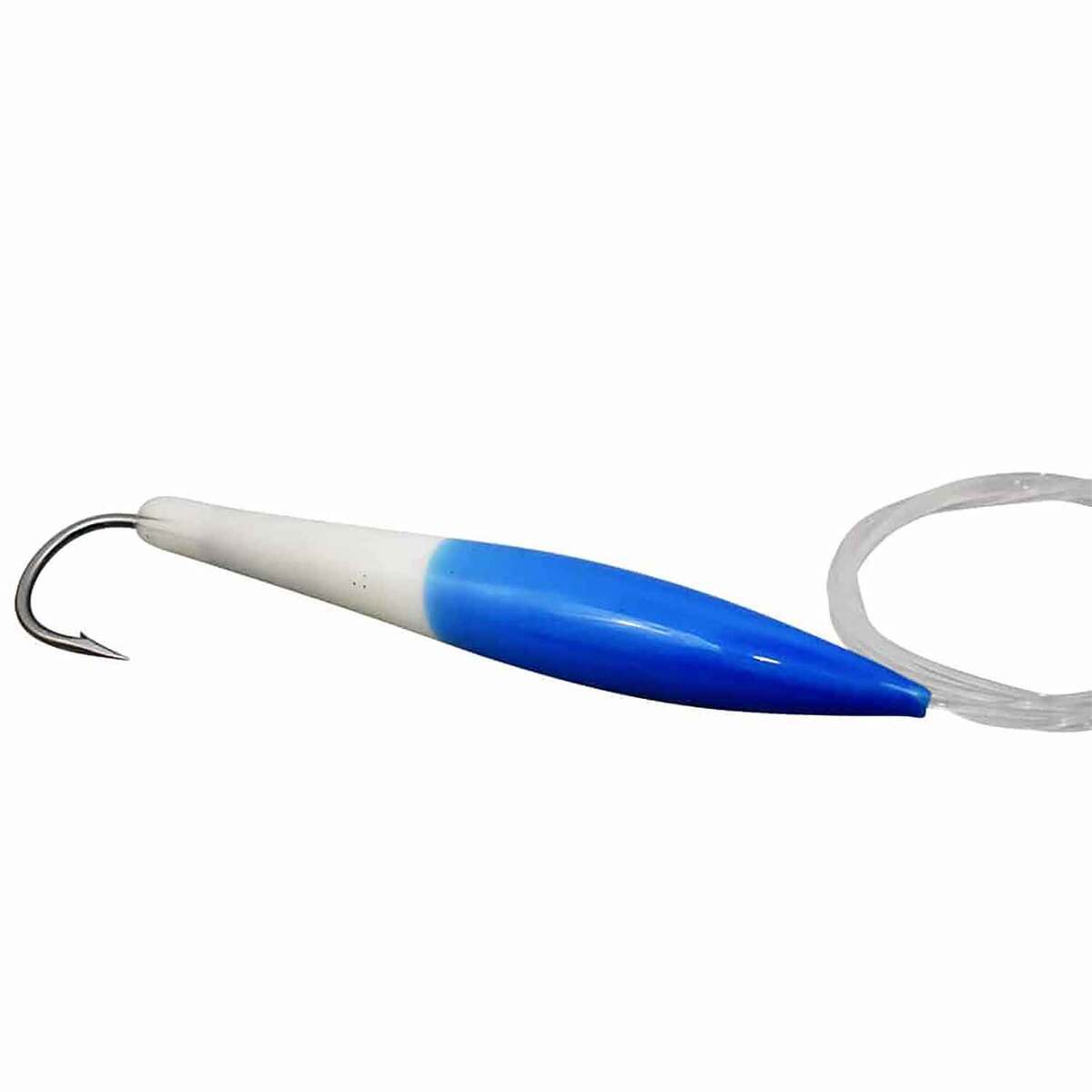 Saltwater Plug Magbay Lures Stogie Soft Cedar Plug Saltwater Trolling Rig - Blue/White ...