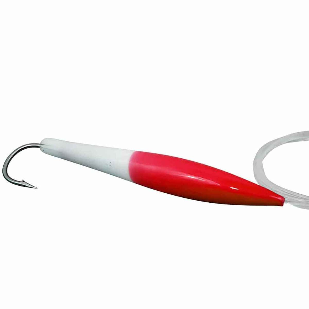 MagBay Lures SCP6-REDWHT-H 6 Soft Cedar Plug w/ Balance Weighted Head