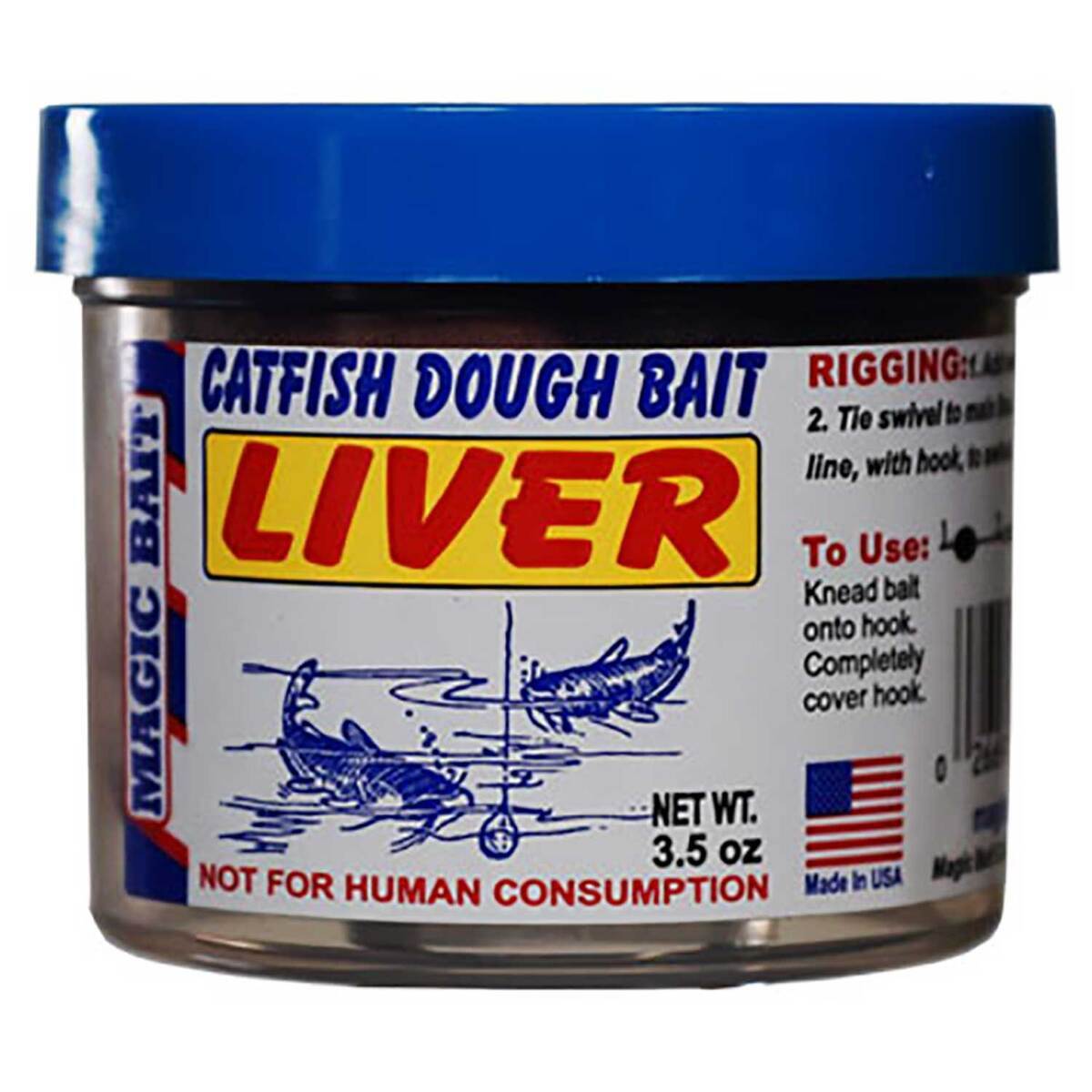 Magic Bait Catfish Dough Bait - Liver, 3.5oz - 3.5oz Magic Bait Catfish Dough Bait - Liver, 3.5oz - 3.5oz