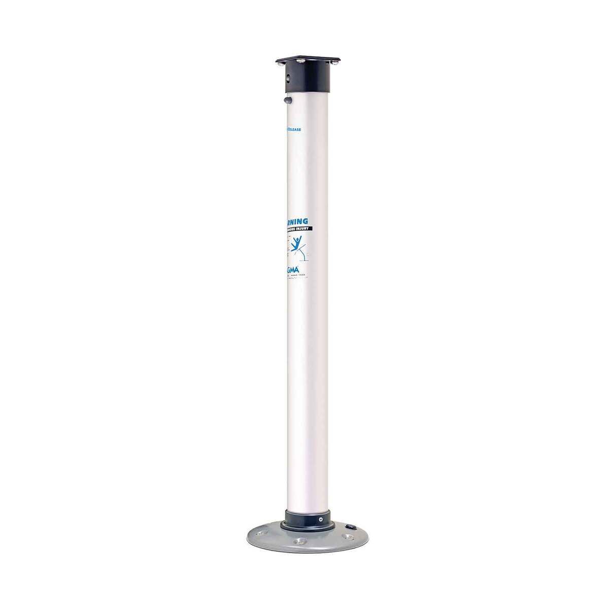 Magma Double Locking Stowable Pedestal Mount - Silver - Silver Magma Double Locking Stowable Pedestal Mount - Silver - Silver