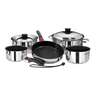 Magma Induction Non-Stick 10 Piece Cook Set - Silver