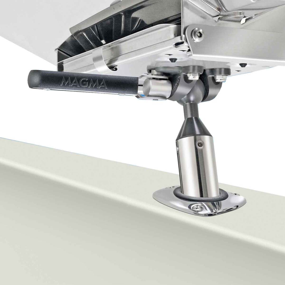 Magma LeveLock All-Angle Fish Rod Holder Mount - Silver - Silver Magma LeveLock All-Angle Fish Rod Holder Mount - Silver - Silver