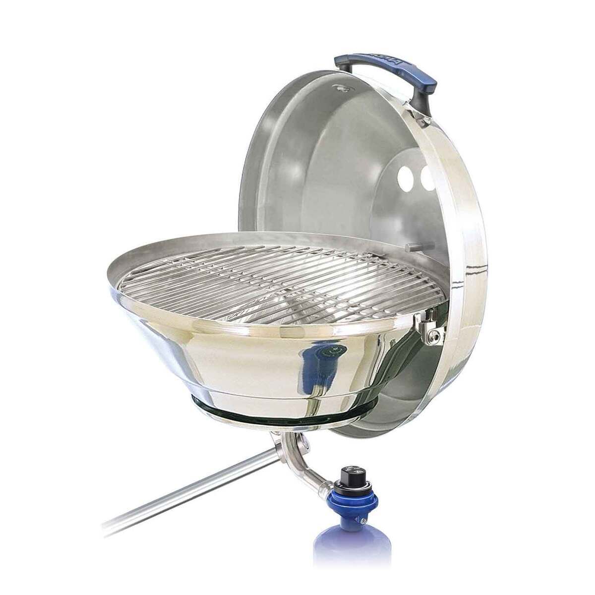 Magma Original Size Marine Kettle Gas Grill - Silver - Silver Magma Original Size Marine Kettle Gas Grill - Silver - Silver