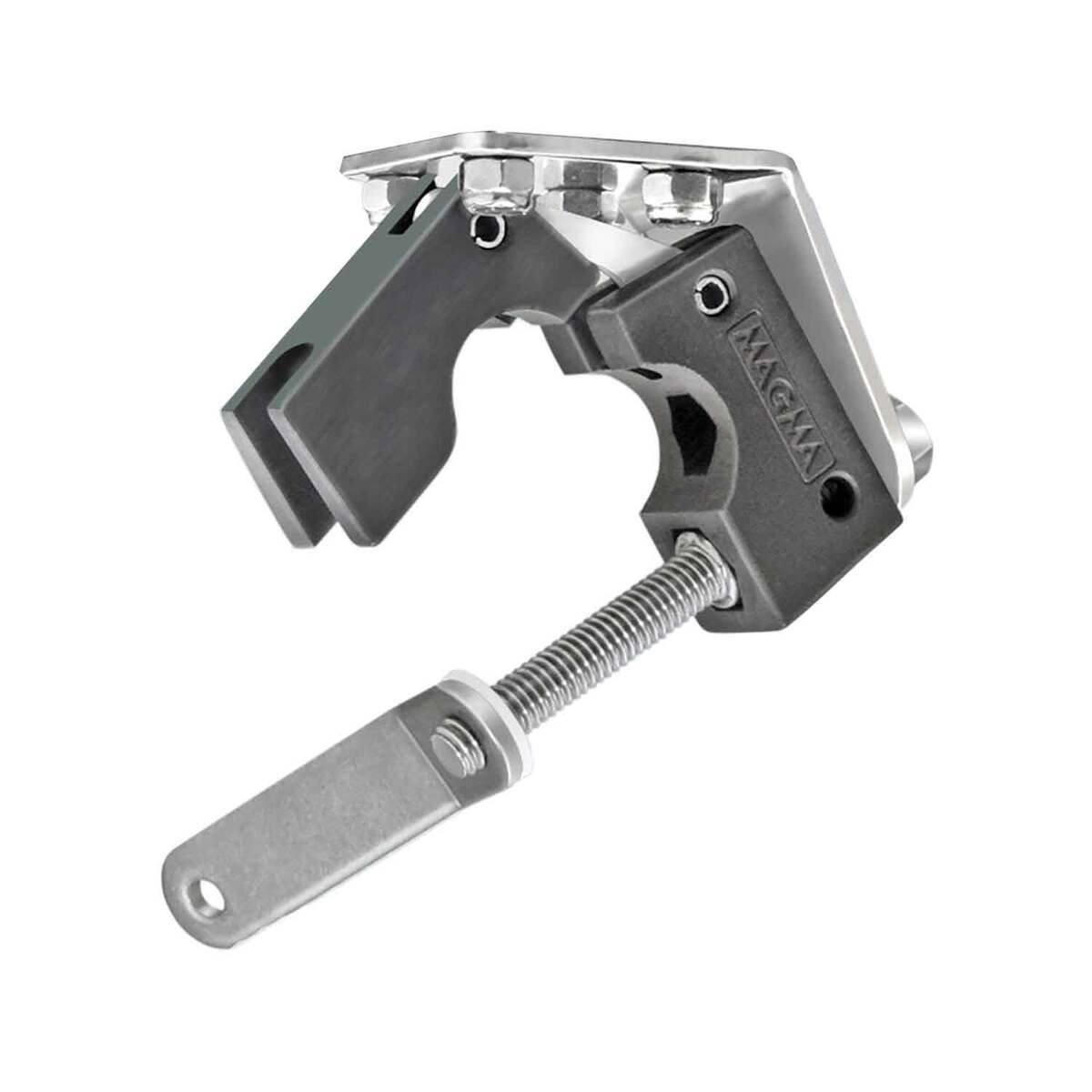 Magma Single Horizontal Round Rail Mount - Silver - Silver Magma Single Horizontal Round Rail Mount - Silver - Silver