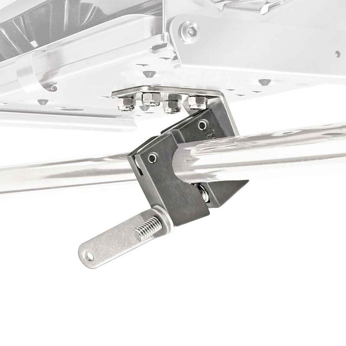Magma Single Horizontal Round Rail Mount - Silver - Silver Magma Single Horizontal Round Rail Mount - Silver - Silver
