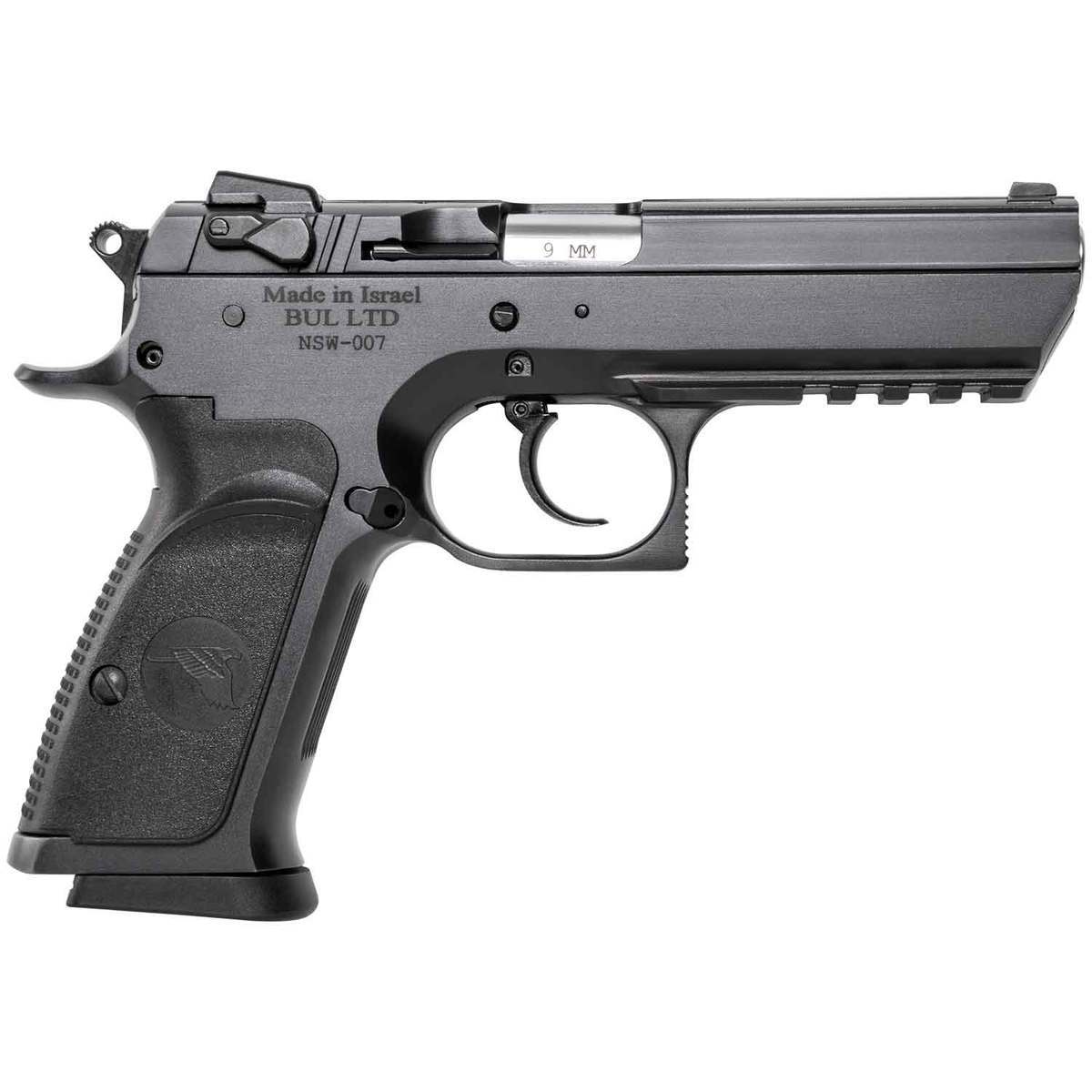 Magnum Research Baby Eagle III 9mm Luger 4.43in Black Oxide Pistol - 15+1 Rounds - Black Magnum Research Baby Eagle III 9mm Luger 4.43in Black Oxide Pistol - 15+1 Rounds - Black