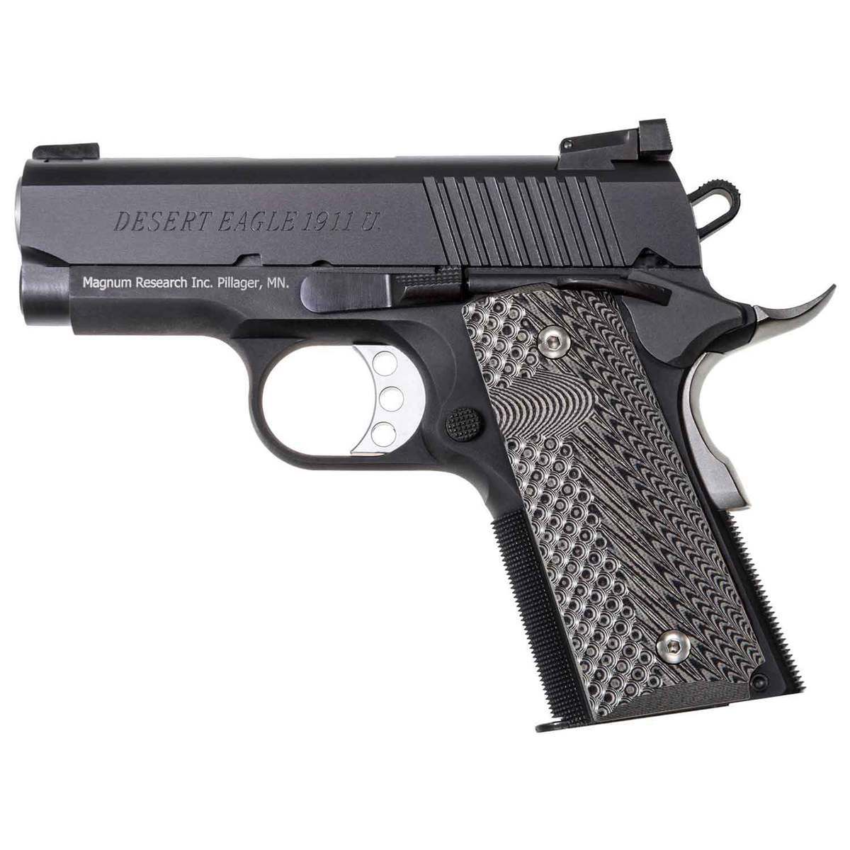 Magnum Research Desert Eagle 1911 45 Auto (ACP) 3in Black Pistol - 6+1 Rounds - Black Magnum Research Desert Eagle 1911 45 Auto (ACP) 3in Black Pistol - 6+1 Rounds - Black