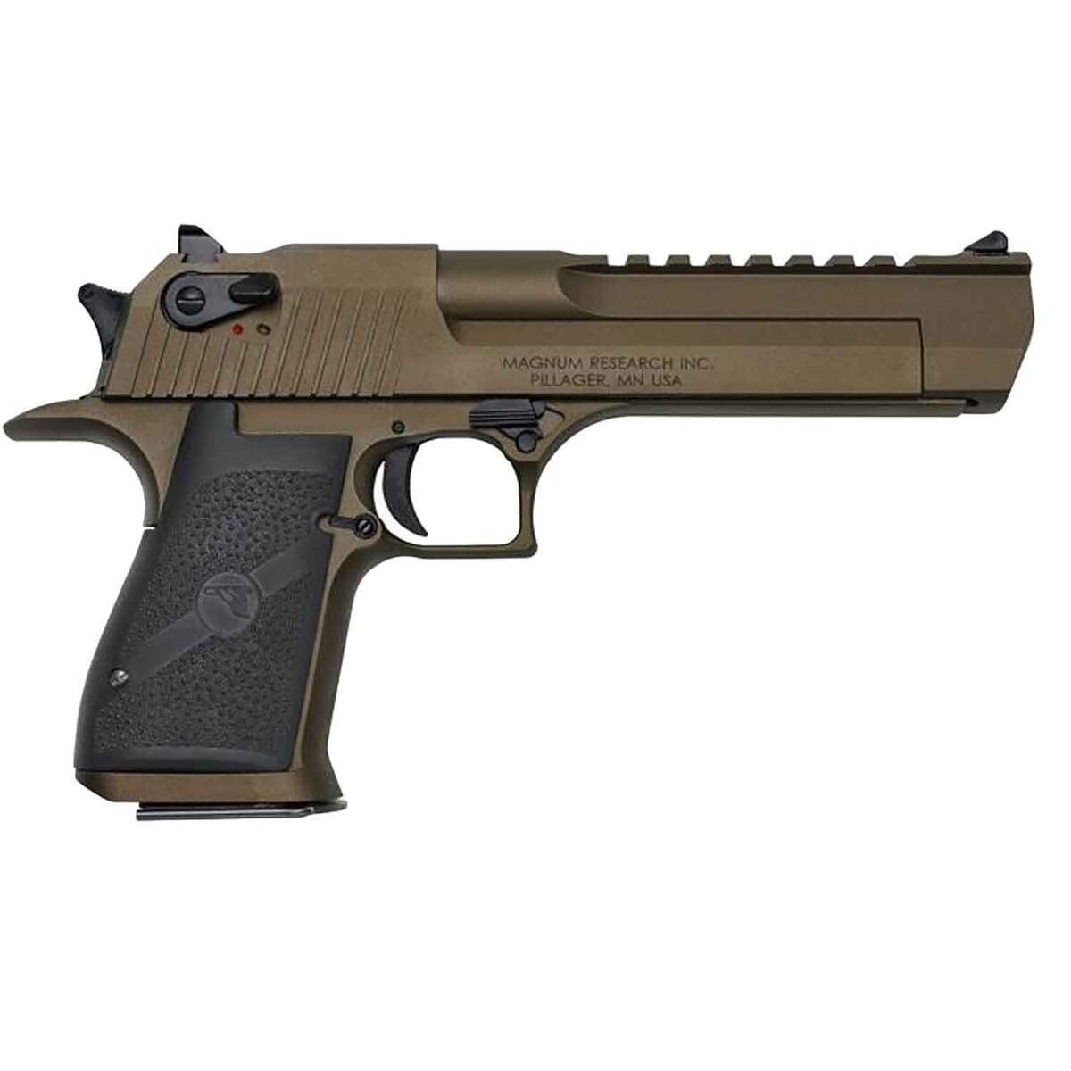 Magnum Research Desert Eagle 44 Magnum 6in Cerakote Burnt Bronze Pistol - 8+1 Rounds - Brown Magnum Research Desert Eagle 44 Magnum 6in Cerakote Burnt Bronze Pistol - 8+1 Rounds - Brown