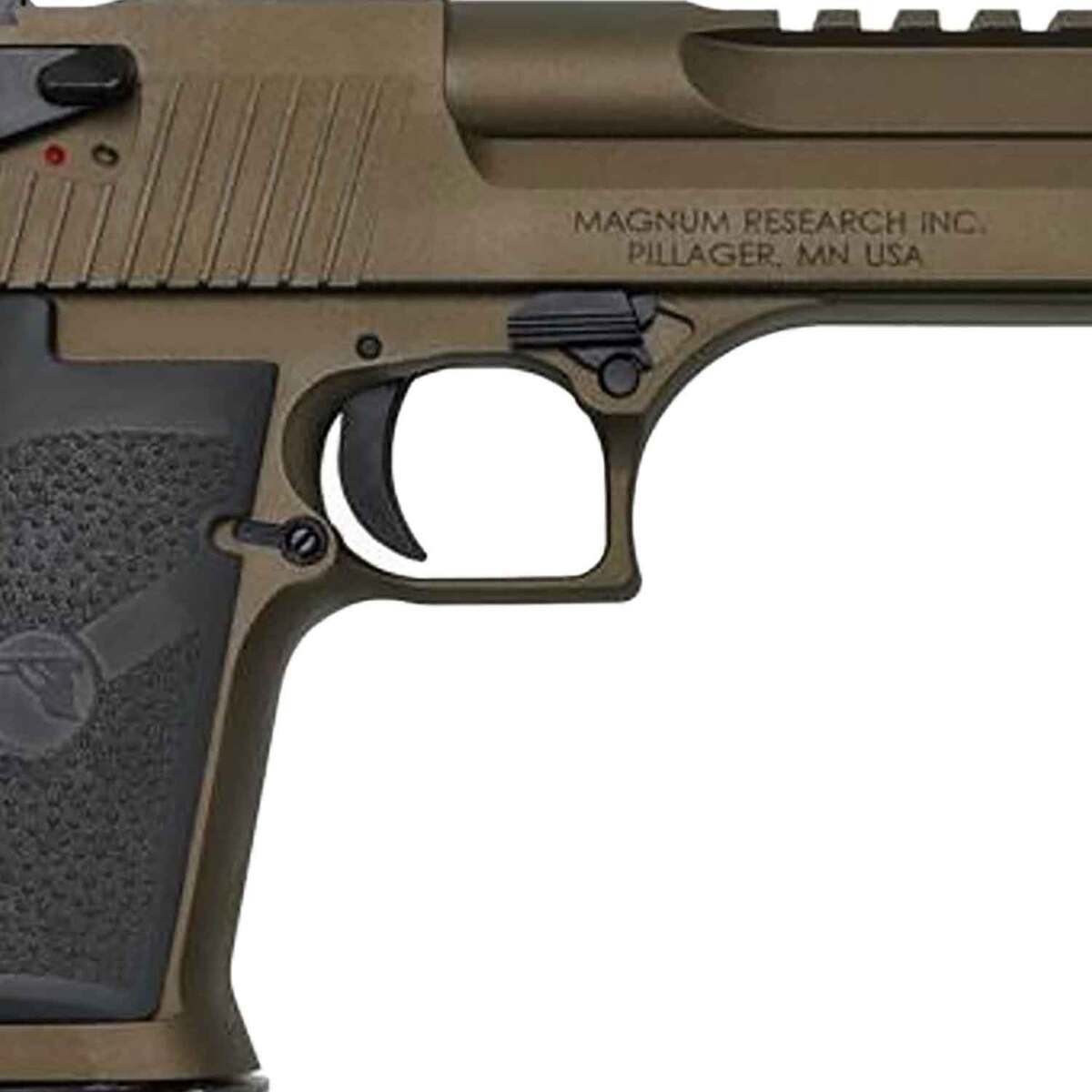 Magnum Research Desert Eagle 44 Magnum 6in Cerakote Burnt Bronze Pistol - 8+1 Rounds - Brown Magnum Research Desert Eagle 44 Magnum 6in Cerakote Burnt Bronze Pistol - 8+1 Rounds - Brown