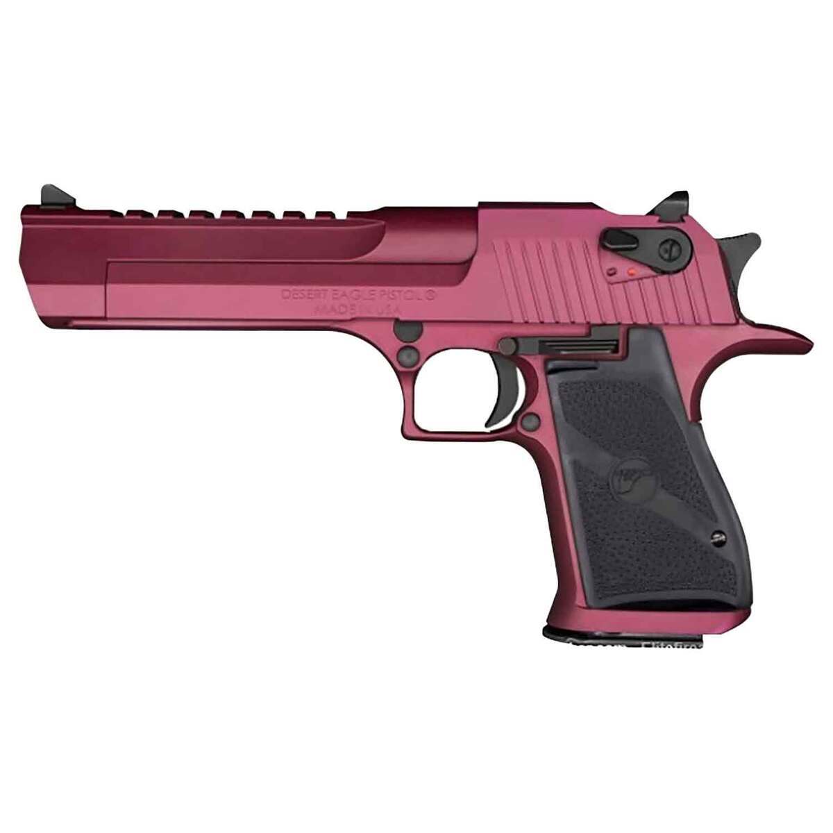 Magnum Research Desert Eagle Black Cherry 44 Magnum 6in Cerakote Pistol - 9+1 Rounds - Red Magnum Research Desert Eagle Black Cherry 44 Magnum 6in Cerakote Pistol - 9+1 Rounds - Red