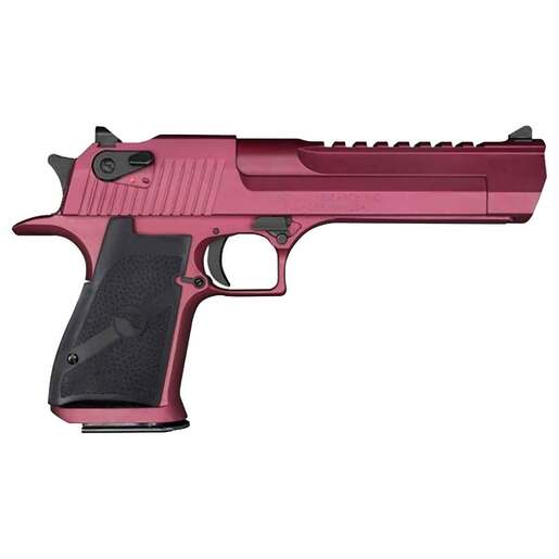 Magnum Research Desert Eagle Black Cherry 50 Action Express 6in Cerakote Pistol - 7+1 Rounds - Red image