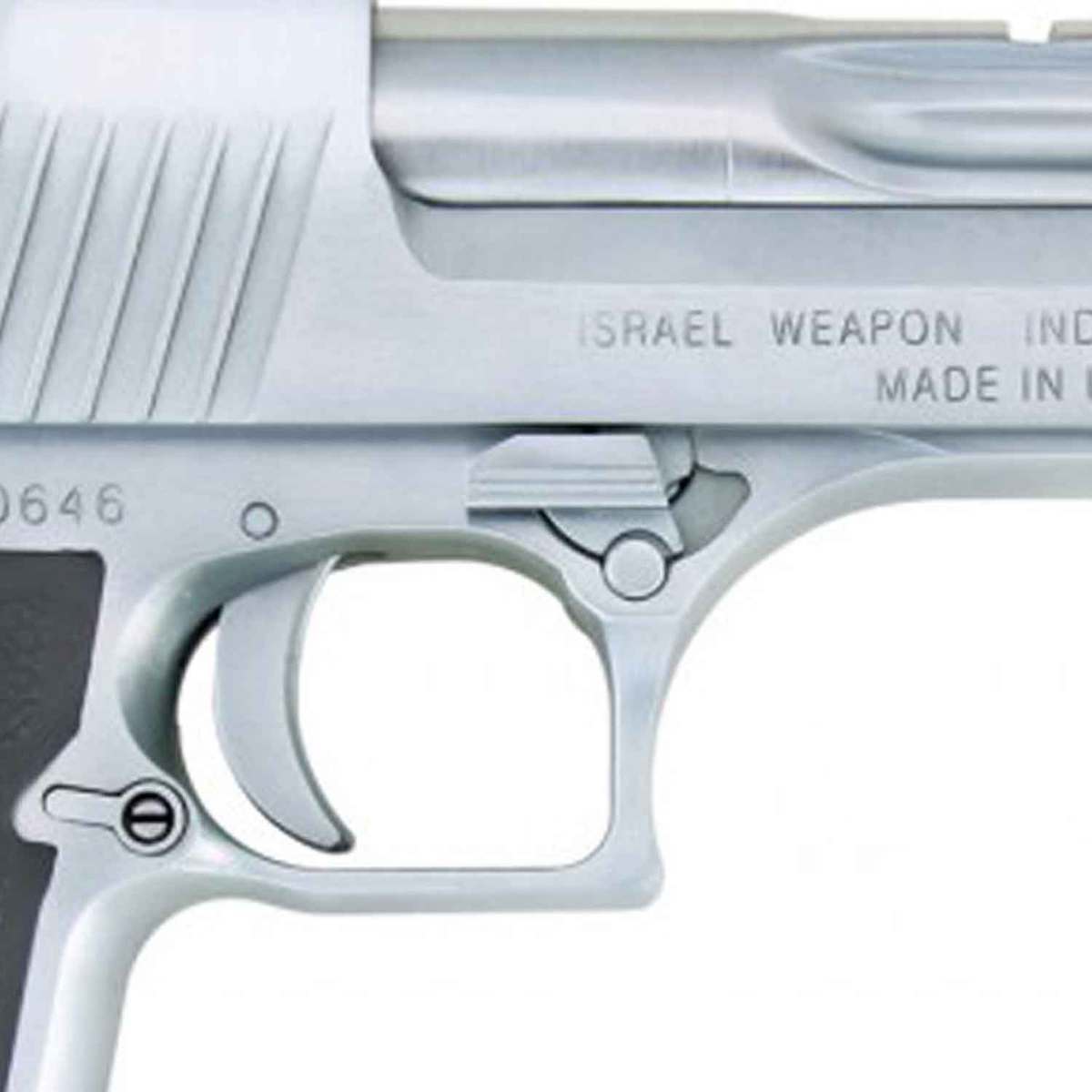 Magnum Research Desert Eagle L5 With Hogue Grip 44 Magnum 5in Chrome/Black Pistol - 8+1 Rounds Magnum Research Desert Eagle L5 With Hogue Grip 44 Magnum 5in Chrome/Black Pistol - 8+1 Rounds