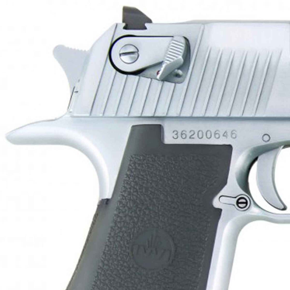 Magnum Research Desert Eagle L5 With Hogue Grip 44 Magnum 5in Chrome/Black Pistol - 8+1 Rounds Magnum Research Desert Eagle L5 With Hogue Grip 44 Magnum 5in Chrome/Black Pistol - 8+1 Rounds