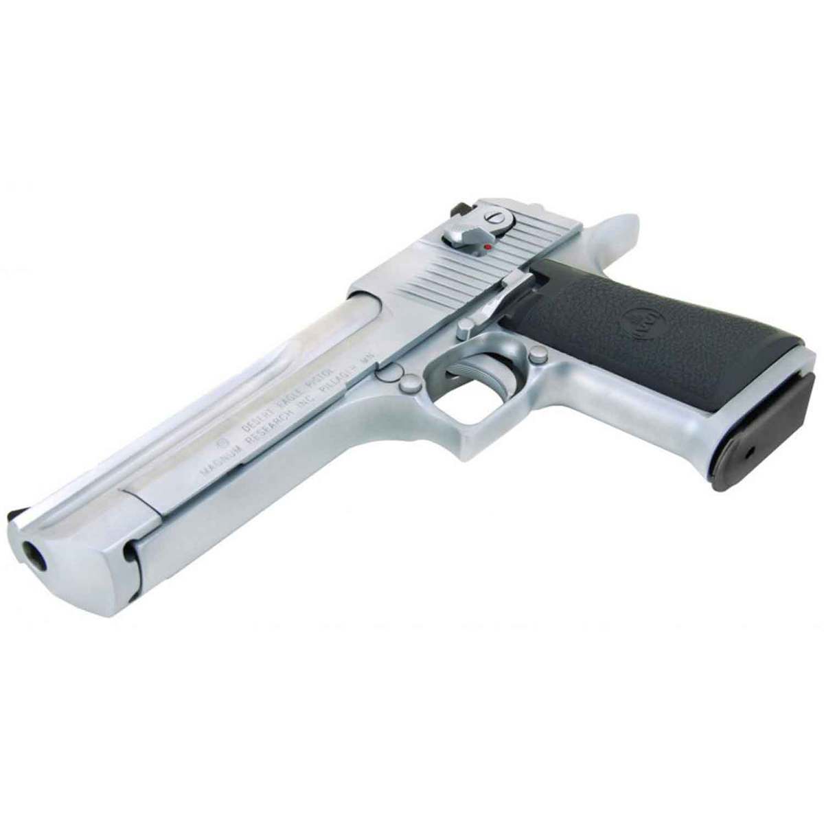 Magnum Research Desert Eagle L5 With Hogue Grip 44 Magnum 5in Chrome/Black Pistol - 8+1 Rounds Magnum Research Desert Eagle L5 With Hogue Grip 44 Magnum 5in Chrome/Black Pistol - 8+1 Rounds