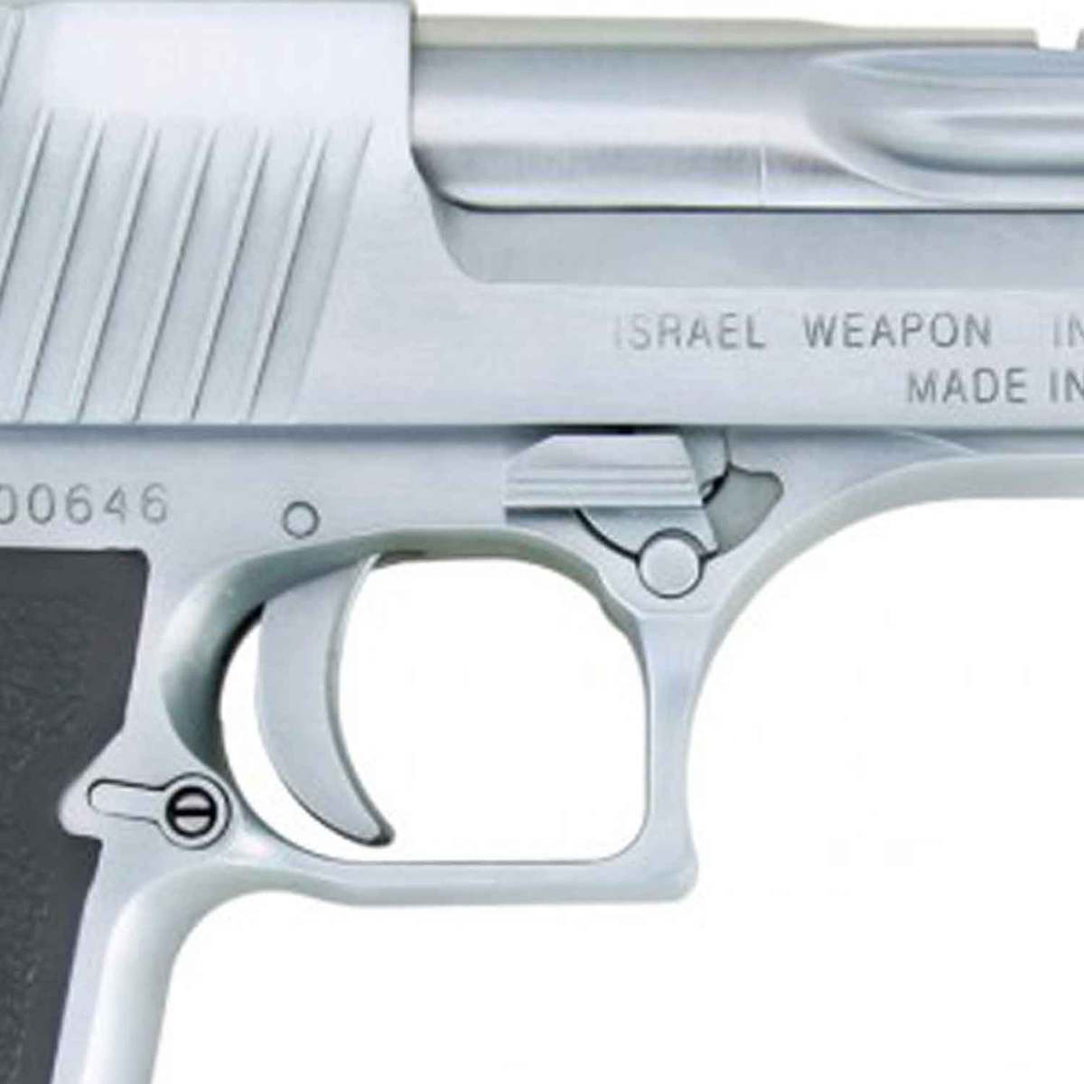 Magnum Research Desert Eagle L5 With Hogue Grip 50 Action Express 5in Chrome/Black Pistol - 7+1 Rounds Magnum Research Desert Eagle L5 With Hogue Grip 50 Action Express 5in Chrome/Black Pistol - 7+1 Rounds