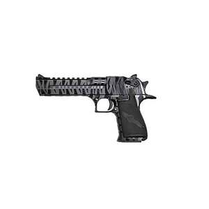 Magnum Research Desert Eagle Mark XIX 44 Magnum 6in Black Tiger Stripes Pistol - 8+1 Rounds Magnum Research Desert Eagle Mark XIX 44 Magnum 6in Black Tiger Stripes Pistol - 8+1 Rounds