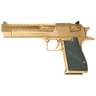 Magnum Research Desert Eagle Mark XIX 44 Magnum 6in Titanium Gold Pistol - 8+1 Rounds - Yellow