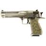 Magnum Research Desert Eagle Mark XIX 50 Action Express 6in White Matte Distressed Pistol - 7+1 Rounds