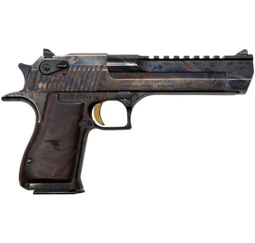 Magnum Research Desert Eagle Mark XIX 50 Action Express 6in Brown Case Hardened Pistol - 7+1 Rounds - Brown Fullsize image