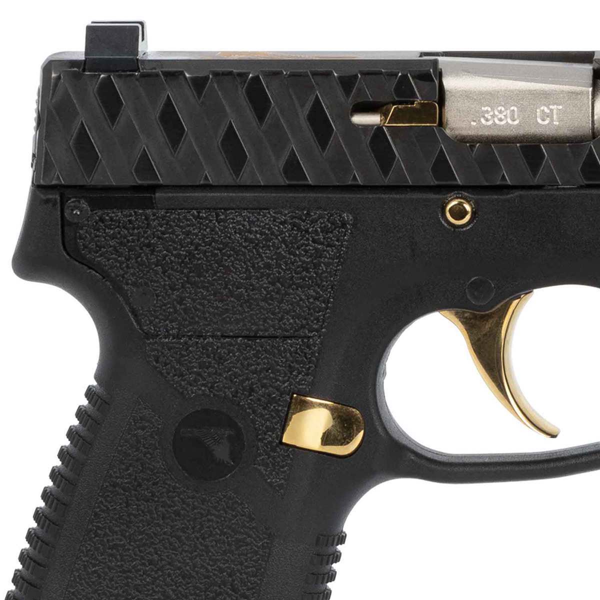 Magnum Research M380 With DLC Slide 380 Auto (ACP) 3in Black Pistol - 7+1 Rounds Magnum Research M380 With DLC Slide 380 Auto (ACP) 3in Black Pistol - 7+1 Rounds