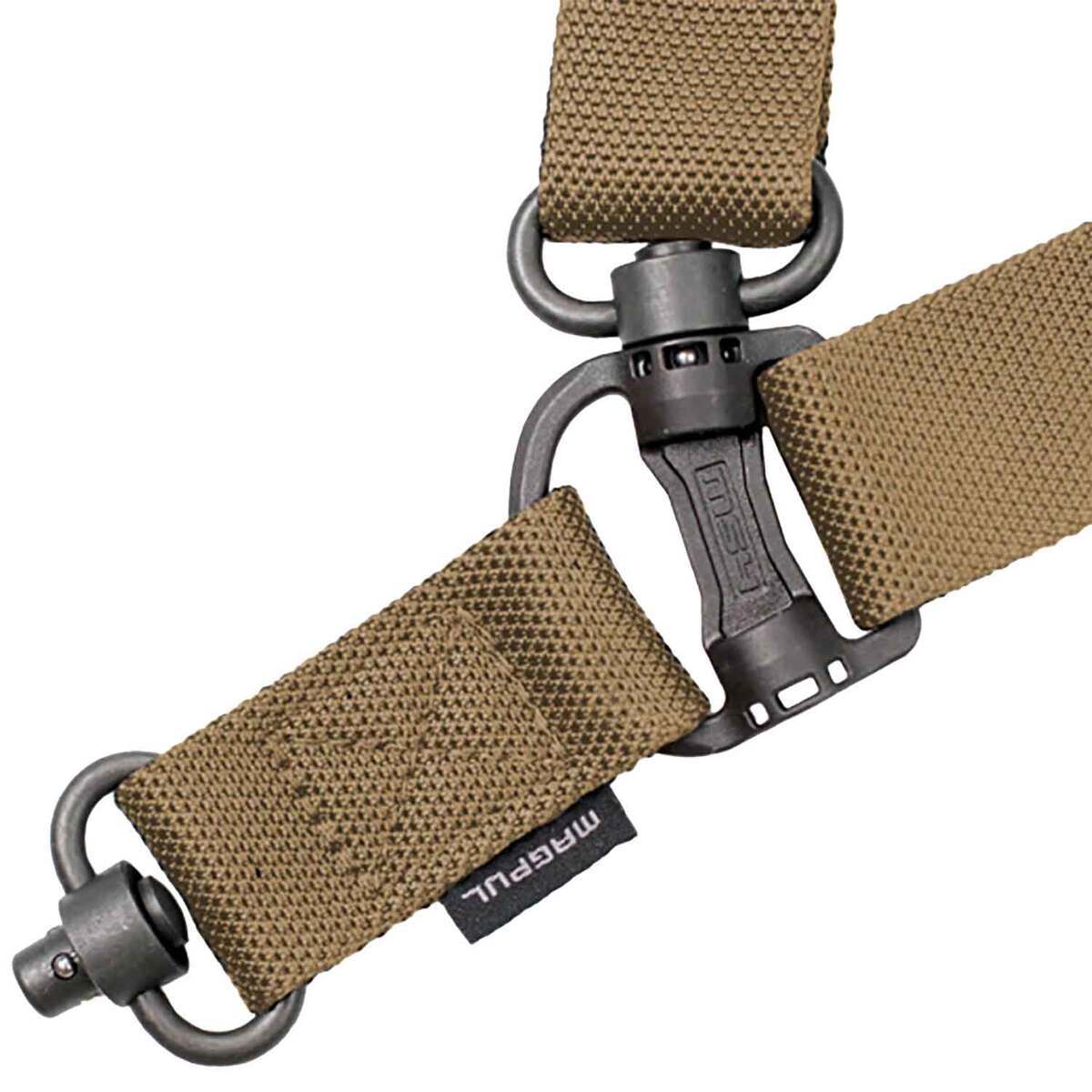 Magpul GEN 2 MS4 Dual QD Nylon Sling - Coyote Tan - Tan Magpul GEN 2 MS4 Dual QD Nylon Sling - Coyote Tan - Tan