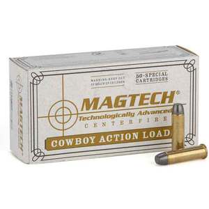 Magtech Cowboy Action 38 Special 158gr LFN Handgun Ammo - 50 Rounds Magtech Cowboy Action 38 Special 158gr LFN Handgun Ammo - 50 Rounds