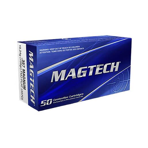 Magtech Range/Training 357 Magnum 158gr FMJFP Centerfire Handgun Ammo Ammo - 50 Rounds 50 Rounds Ammo
