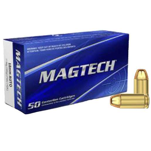 Magtech Sport 10mm Auto 180gr FMJ Handgun Ammo Ammo - 50 Rounds 50 Rounds Ammo