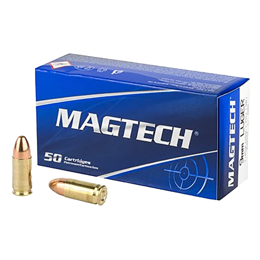 Magtech Sport 9mm Luger 115gr FMJ Handgun Ammo Ammo - 50 Rounds 50 Rounds Ammo