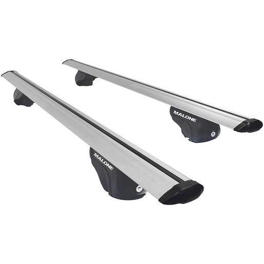 Malone AirFlow2 Roof Rack - Aero Crossbars - Silver