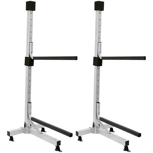 Malone Atlas Indoor/Outdoor FS Rack/SUP Storage Stand - Silver