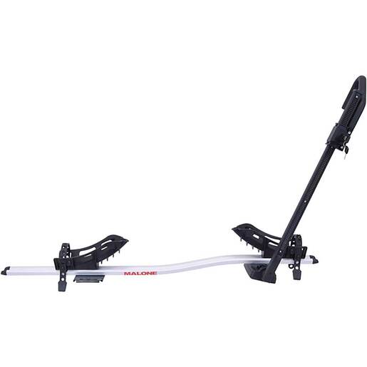 Malone Curved Tray Style Bike Rack for Trailers - Silver/Black