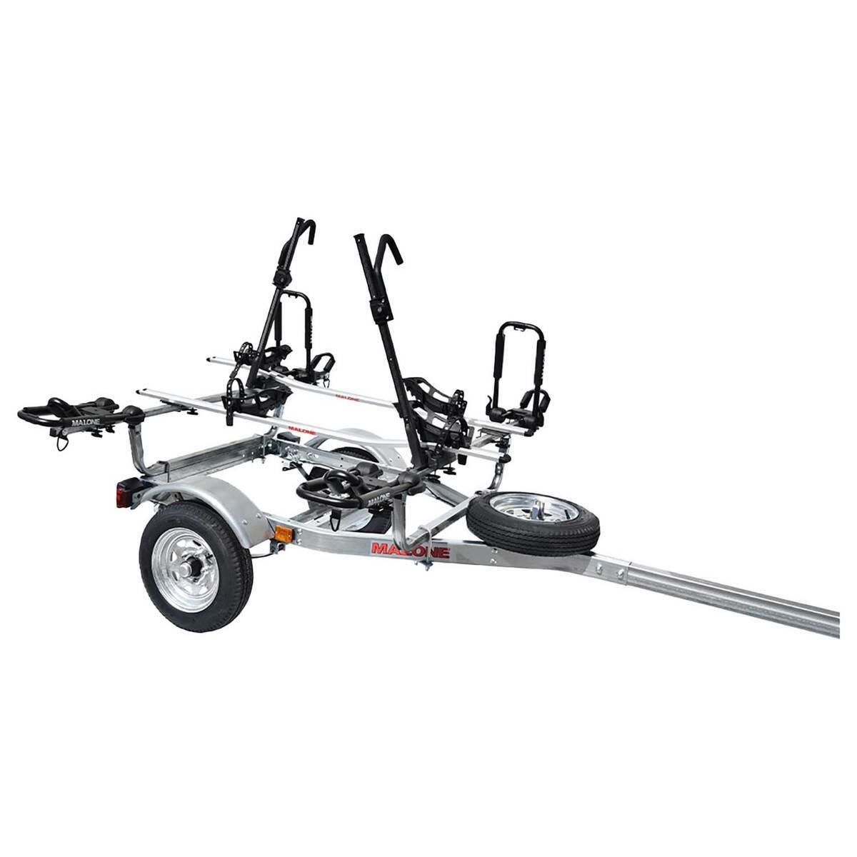 Malone J Racks Malone MicroSport 2 Kayak/2 Bike Trailer Package - 2 Sets J-Racks, 2 ...