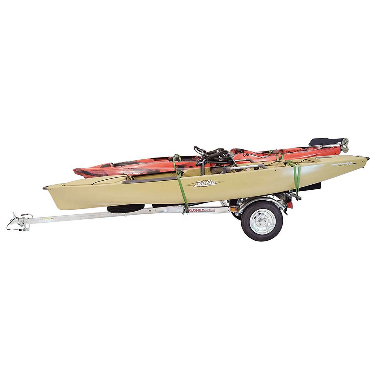 Malone MicroSport LowBed 2 Kayak Trailer Package - 13ft Malone MicroSport LowBed 2 Kayak Trailer Package - 13ft
