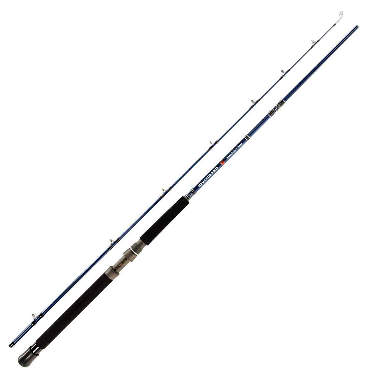 Mama Hog MH810WL Trolling/Conventional Rod - 8ft 10in, Medium Heavy Power, Moderate Action, 2pc - Black Mama Hog MH810WL Trolling/Conventional Rod - 8ft 10in, Medium Heavy Power, Moderate Action, 2pc - Black