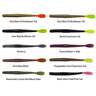 Maniac Paddle Tail Worms - Black/Chartreuse Tail, 4in - Black/Chartreuse Tail