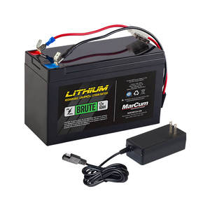MarCum Lithium 12V 10AH LIFEPO4 Brute Battery and 3 Amp Charger Kit MarCum Lithium 12V 10AH LIFEPO4 Brute Battery and 3 Amp Charger Kit